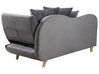 Chaise longue con contenitore velluto grigio scuro lato destro MERI II_903575