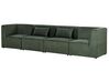 4-Sitzer Sofa Cord dunkelgrün LEMVIG_875724