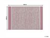 Venkovní koberec 120 x 180 cm růžový BALLARI_766578