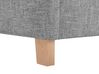 Fabric EU Single Size Bed Grey SENNEZ_713987