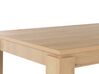 Table de salle à manger effet bois clair 180 x 90 cm VITON_798093