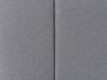 Cama de casal com arrumação em tecido cinzento claro 180 x 200 cm DREUX_793247