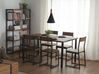 Modern fekete és barna színű asztal 90x150 cm LAREDO_690184