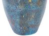 Jarrón de terracota azul/plateado/marrón/dorado 60 cm PIREUS_850872
