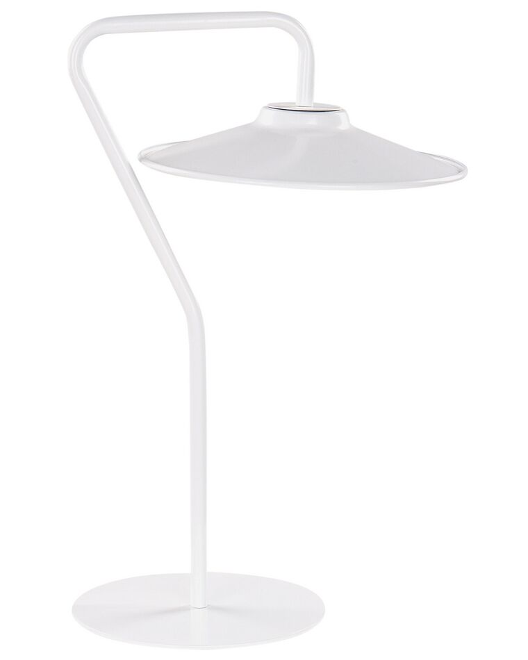 Lámpara de mesa LED de metal blanco GALETTI_900113