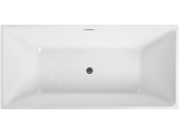 Freestanding Bath 1700 x 800 mm White CABRUNA Beliani.co.uk