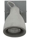 Set of 2 Concrete Spotlight Lamps Grey MISTAGO_785684