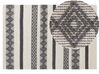 Vlněný koberec 140 x 200 cm světle béžový/šedý DAVUTLAR_830877