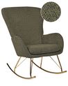 Boucle Rocking Chair Dark Green ANASET_914709