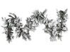 Weihnachtsgirlande weiss mit LED-Beleuchtung Schnee bedeckt 270 cm WHITEHORN_813253
