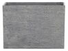 Maceta rectangular gris 34x80x56 cm EDESSA_772680