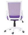 Swivel Desk Chair Purple RELIEF_680276