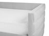 Sametová postel s úložným prostorem 90 x 200 cm šedá MARRAY_870839