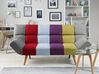 Fabric Sofa Bed Multicolour Patchwork INGARO_711931