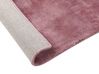 Teppich Viskose rosa 160 x 230 cm Kurzflor GESI II_837744