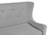 2 Seater Fabric Kitchen Sofa Light Grey SKIBBY_793474