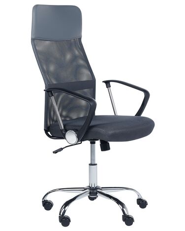 Swivel Office Chair Grey DESIGN