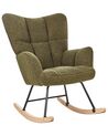 Boucle Rocking Chair Dark Green OULU_914741