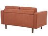 3 Seater Fabric Living Room Set Golden Brown NURMO_896297