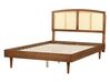 Drevená posteľ 140 x 200 cm svetlé drevo VARZY_899859