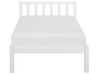 Wooden EU Single Size Bed White FLORAC_752714