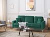 3 Seater Velvet Sofa Green GAVLE_813719
