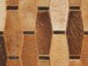 Tæppe 140x200 cm brun læder DIGOR_780660