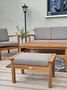 4 Seater Acacia Wood Garden Lounge Set Light MANILA _821278