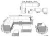 Lounge Set Rattan Braun 8-Sitzer modular Auflagen cremeweiß XXL_751257