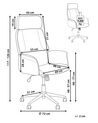 Swivel Office Chair Grey PILOT_735147