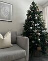 Künstlicher Weihnachtsbaum mit LED Beleuchtung 210 cm grün FIDDLE_887280