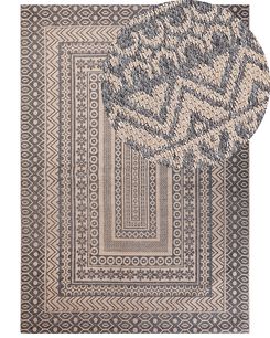 Matto beige/harmaa 160 x 230 cm BAGLAR Matto beige/harmaa 160 x 230 cm BAGLAR