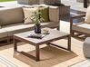 Zahradní konferenční stolek z certifikovaného akátového dřeva 90 x 75 cm tmavý TIMOR II_853456