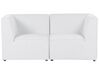 2 Seater Modular Jumbo Cord Sofa Off White LEMVIG_875524