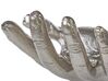 Figura decorativa metallo argento 19 cm MANUK_848925
