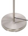 Stehlampe Metall / Rauchglas silber 154 cm 3-flammig Kugelform RAMIS_841485
