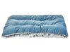 Velvet Dog Bed 90 x 60 cm Blue ERGANI_826446