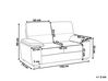 2-istuttava sohva keinonahka kullanruskea VOGAR_850650