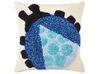 2 Cotton Cushions with Ladybird Motif 45 x 45 cm Multicolour LADYBIRD _913212