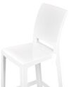 Zestaw 2 krzeseł barowych biały WELLINGTON_884225