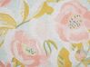 Cushion Floral Pattern 45 x 45 cm Pink and Blue ZAHRIYE_902146