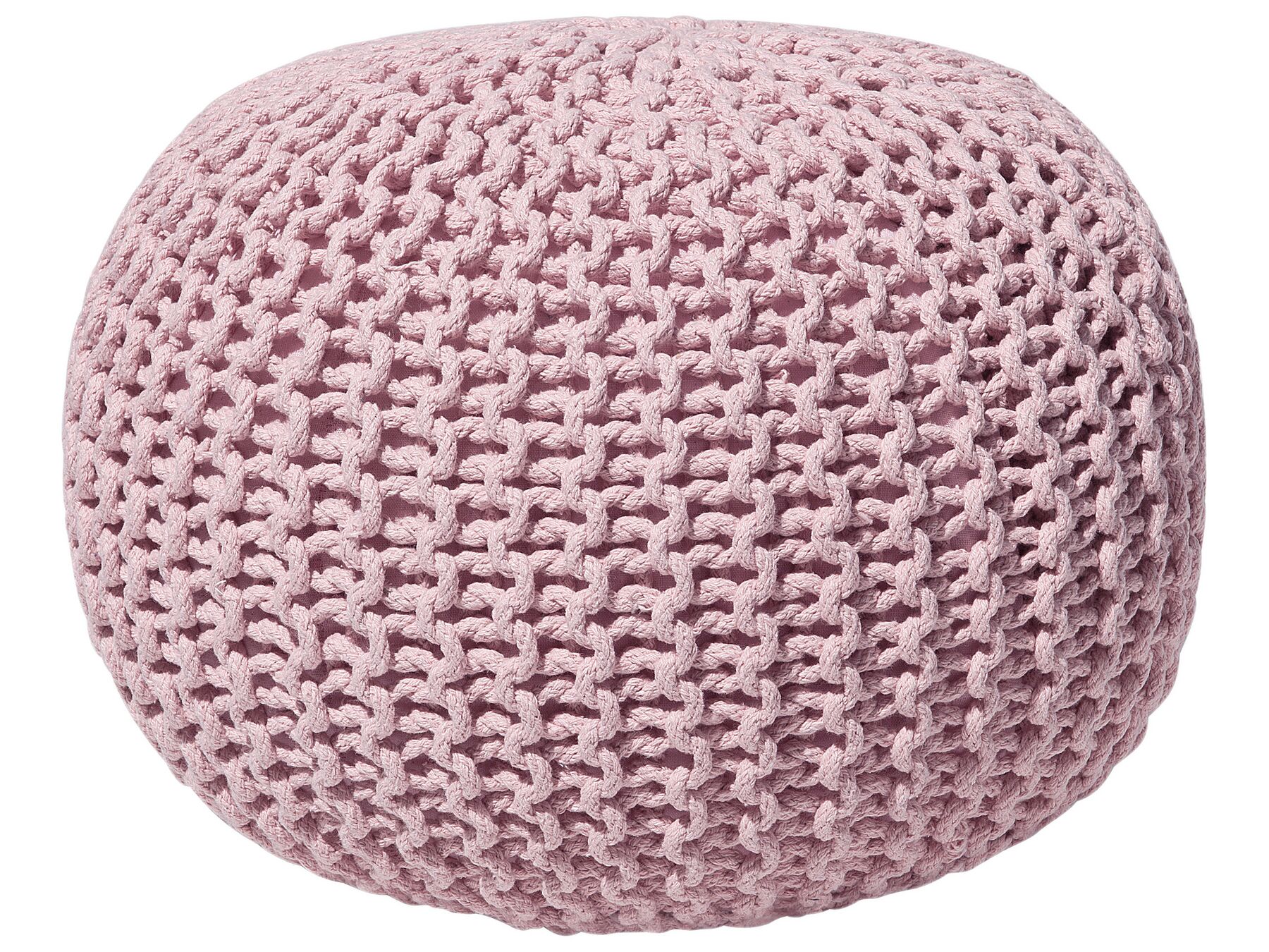 Pouf rosa ø 50 cm CONRAD Beliani.de