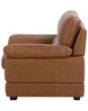 Fotel skórzany brązowy HORTEN_720670