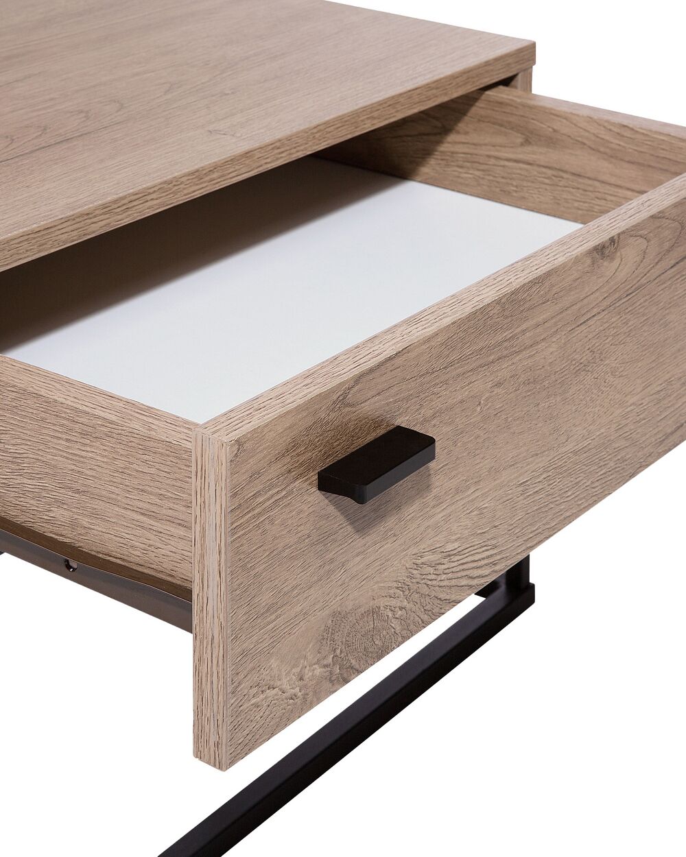 Bedside Table Dark Wood CAIRO Beliani.co.uk