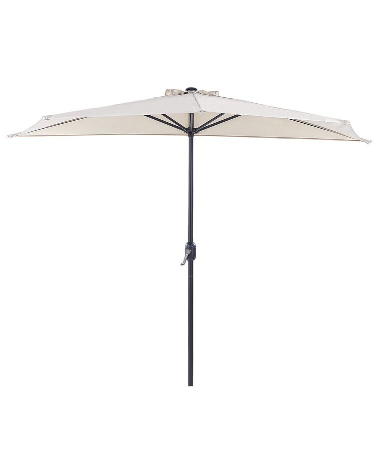 Halvrund parasoll 270 cm beige GALATI_829798
