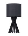 Tischlampe schwarz 37 cm Trommelform CARRION_694922