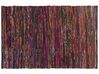Různobarevný bavlněný koberec v tmavém odstínu 140x200 cm BARTIN_805234