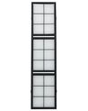 Wooden Folding 4 Panel Room Divider 170 x 120 cm Black GOMAGOI_874161