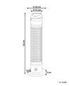 Freestanding Electric Patio Heater 1000 W Black KRAKATOA _815768