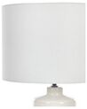 Lampe de table en céramique blanc ANSEBA_822615